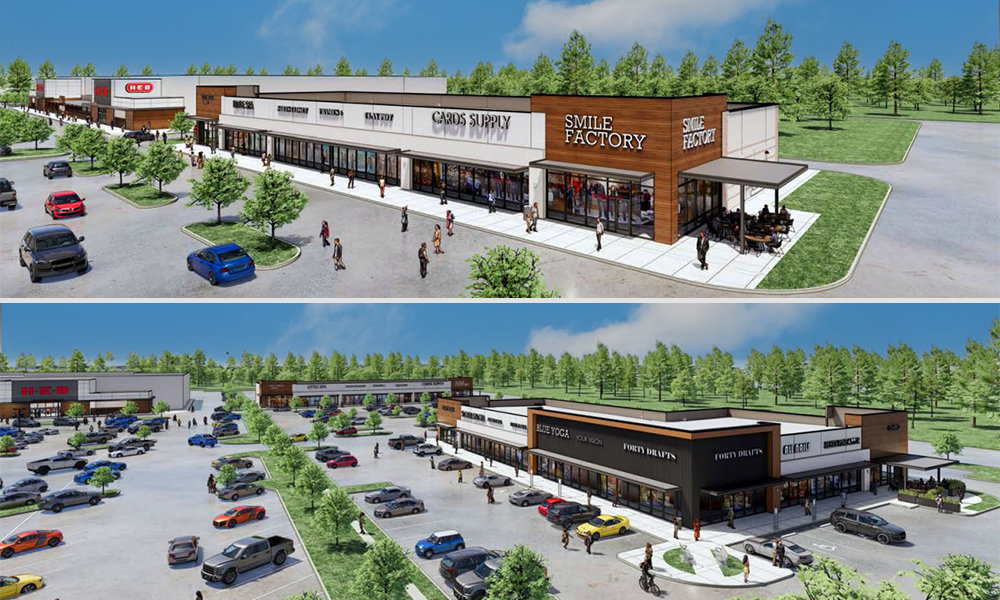 Renderings of The Market at Katy Park