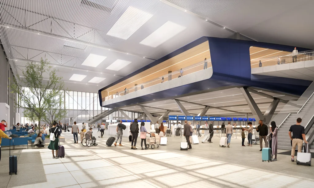 United Airlines Terminal B Food Court